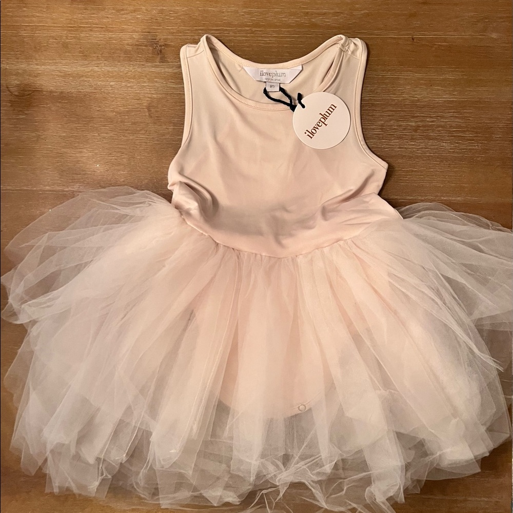 ILovePlum cream tutu nwt